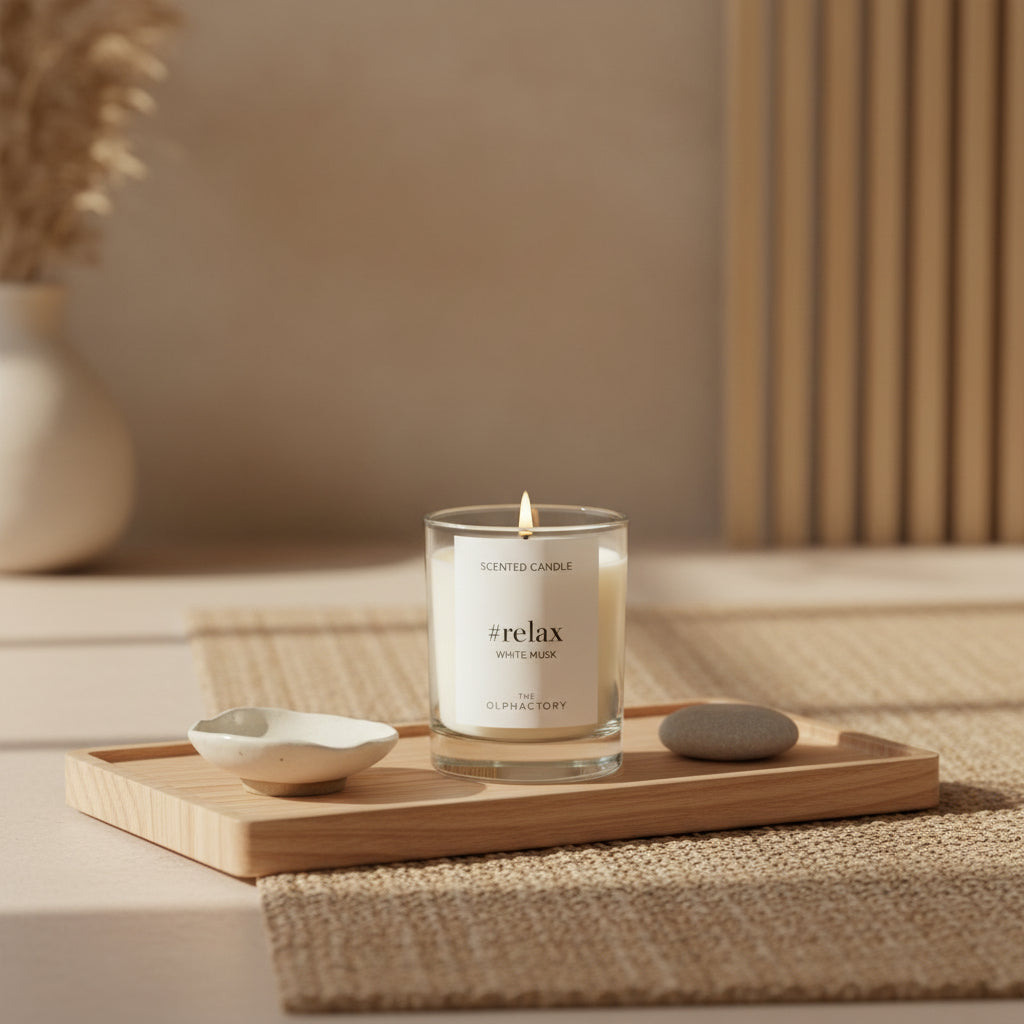 #relax White Musk Geurkaars