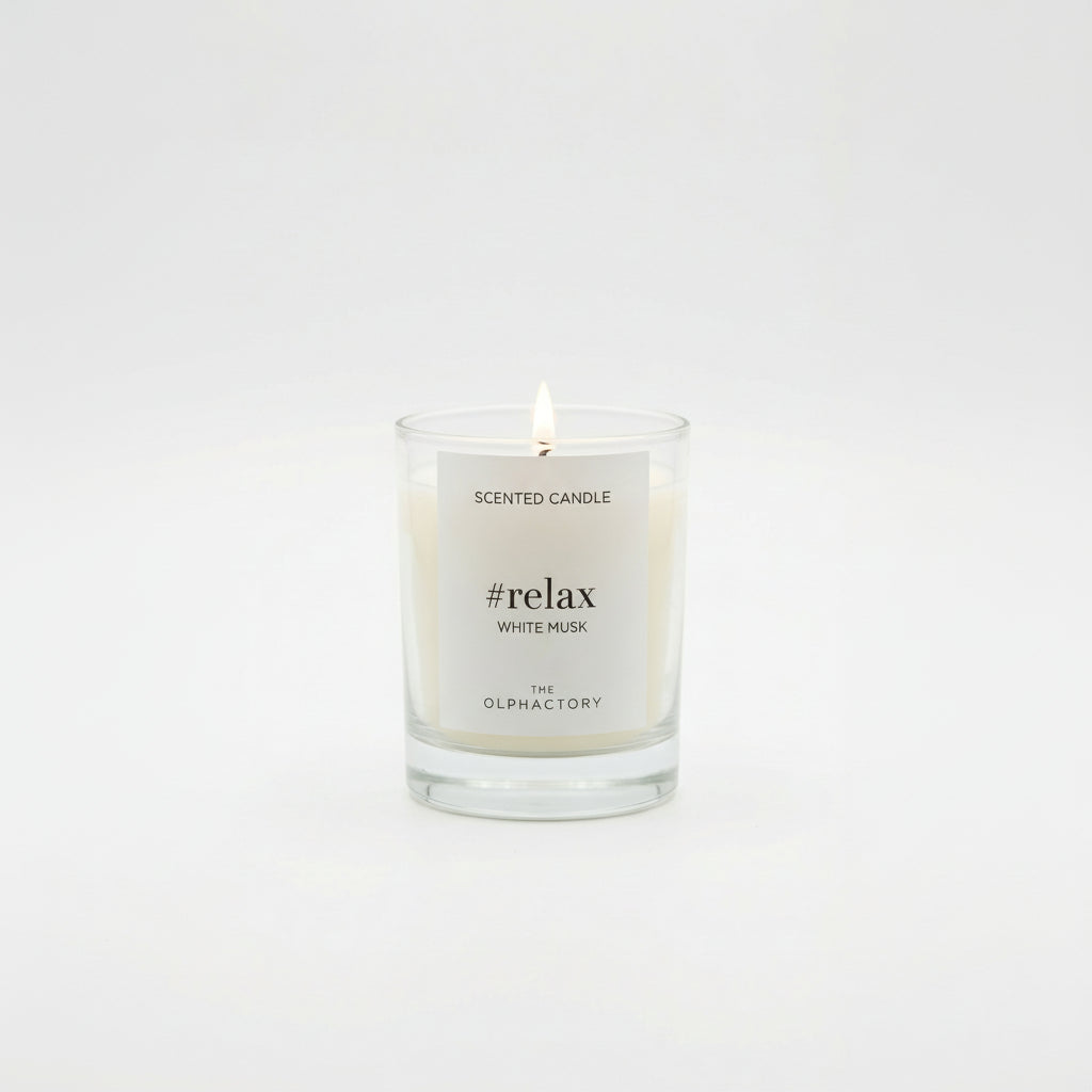 #relax White Musk Geurkaars
