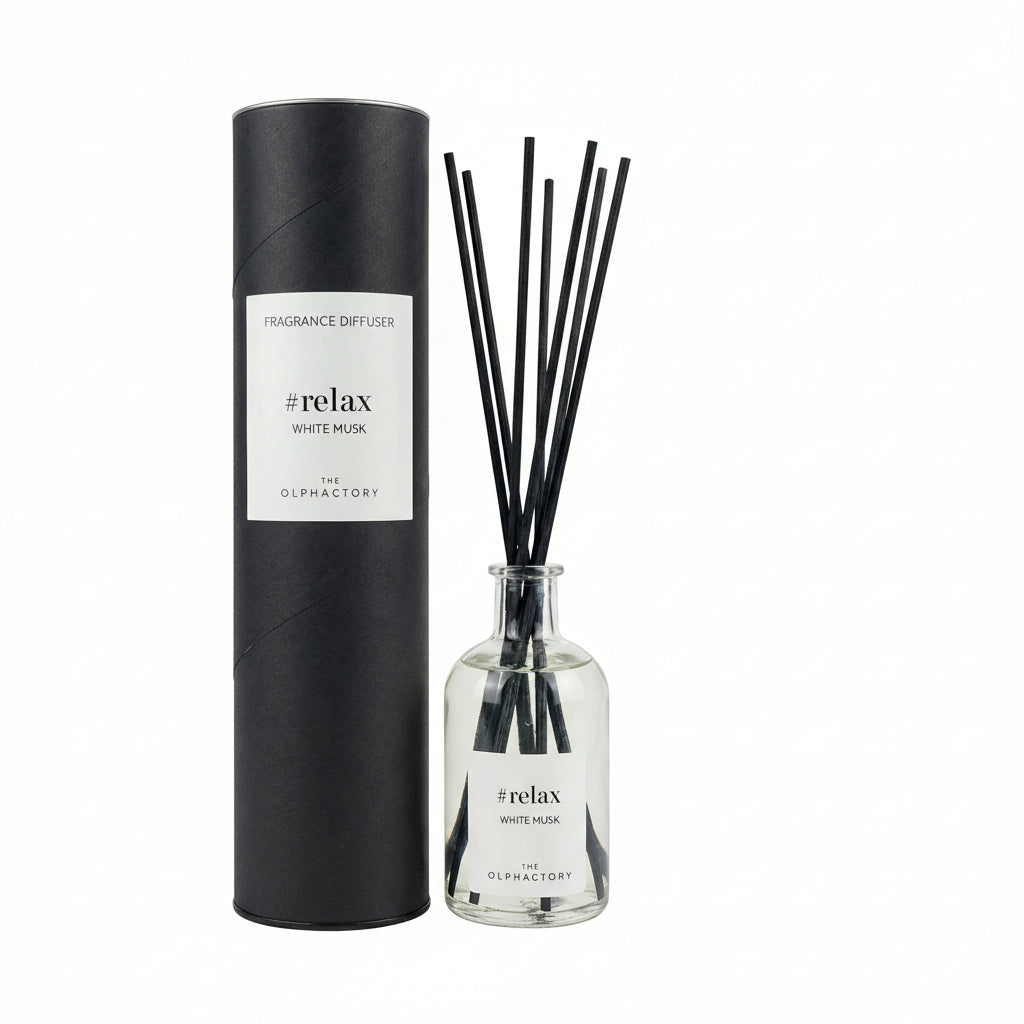 #relax White Musk Geurstokjes