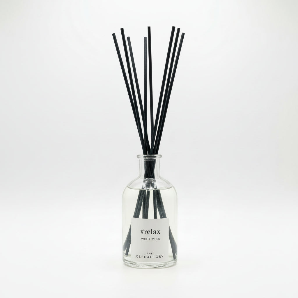 #relax White Musk Geurstokjes