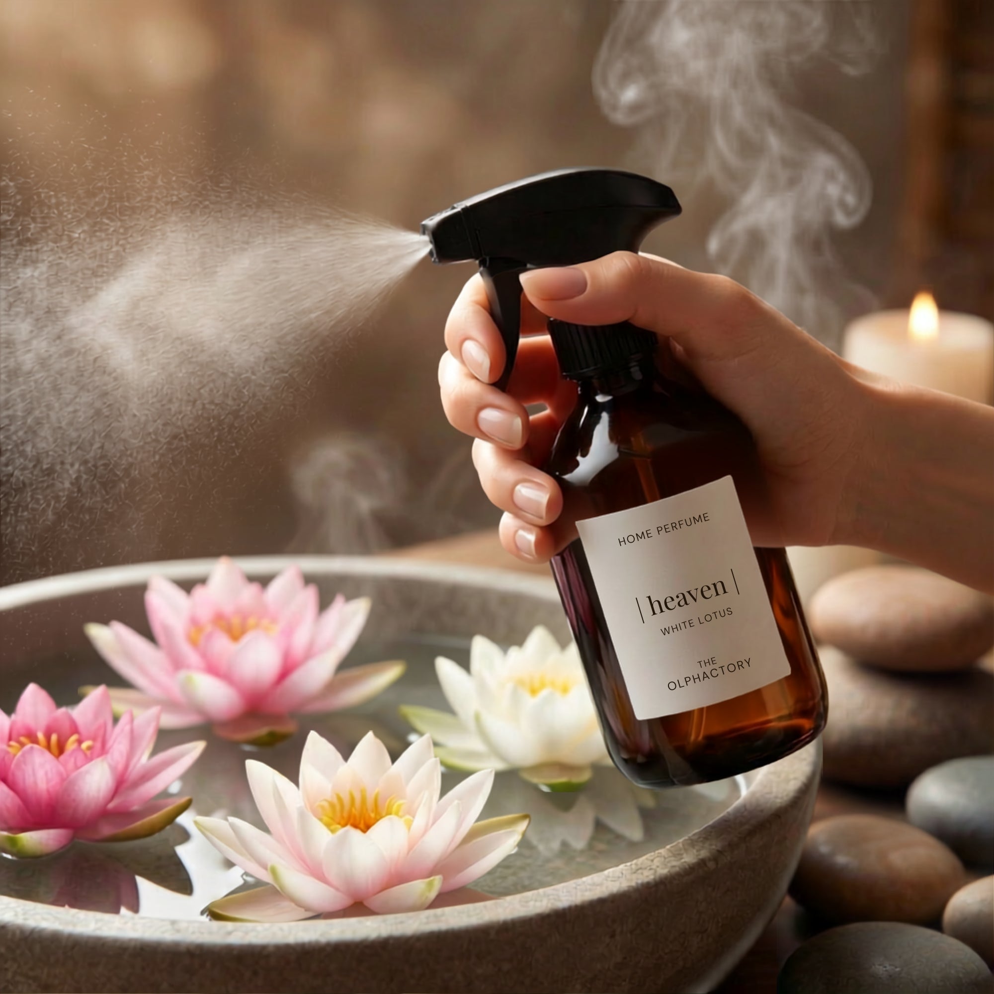 The Olphactory | Heaven White Lotus | Luxe Huisparfum | 500ml