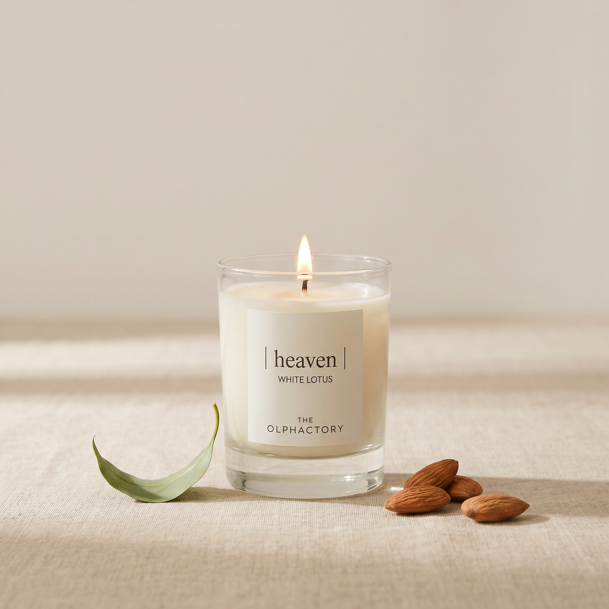 The Olphactory | Heaven White Lotus | Luxe Geurkaars | 200gr