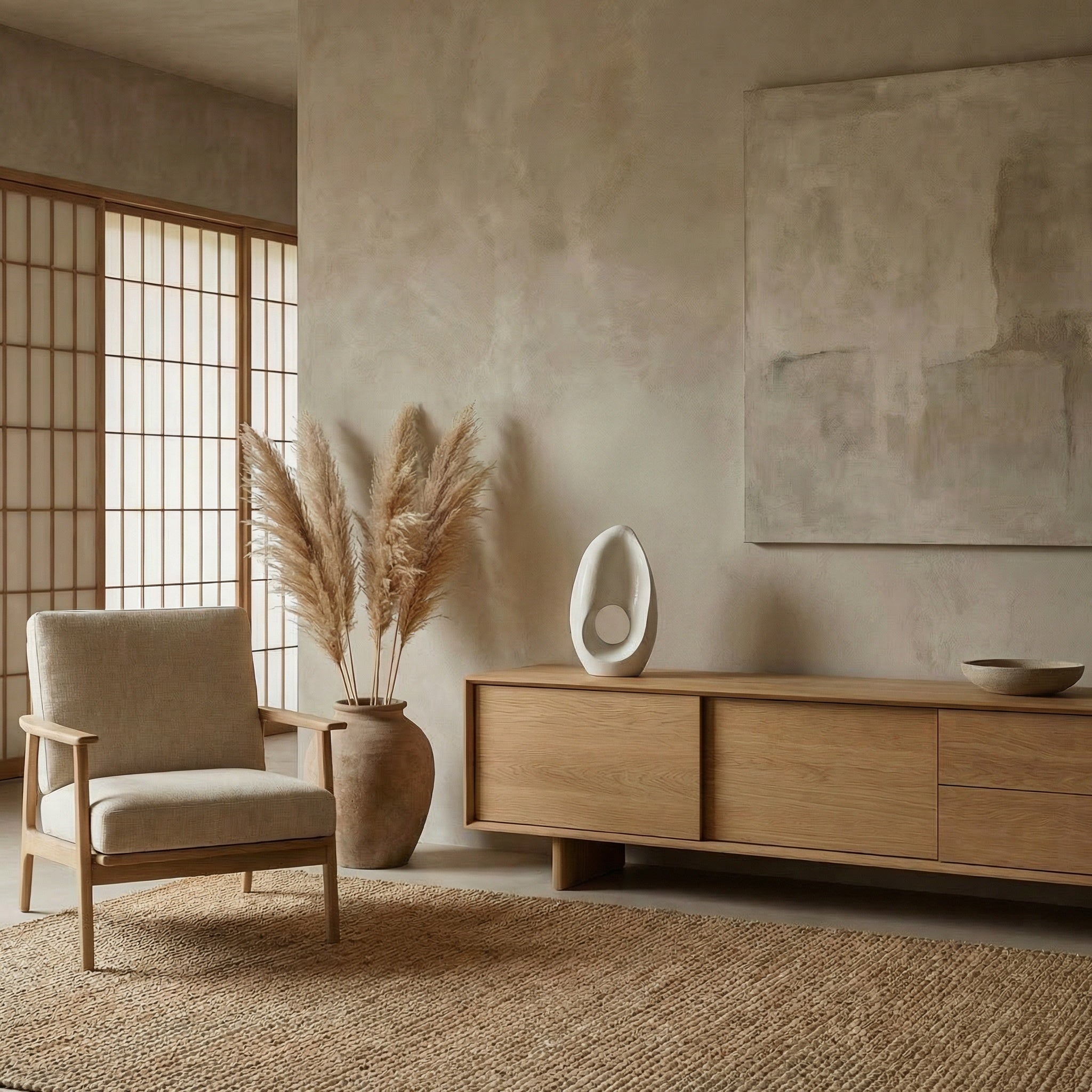 Cade Sculpture Ecru L