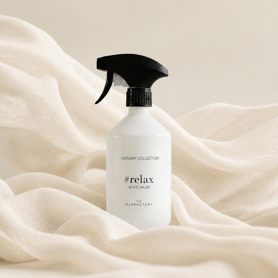 The Olphactory | Relax White Musk | Luxe Textielspray | 500ml