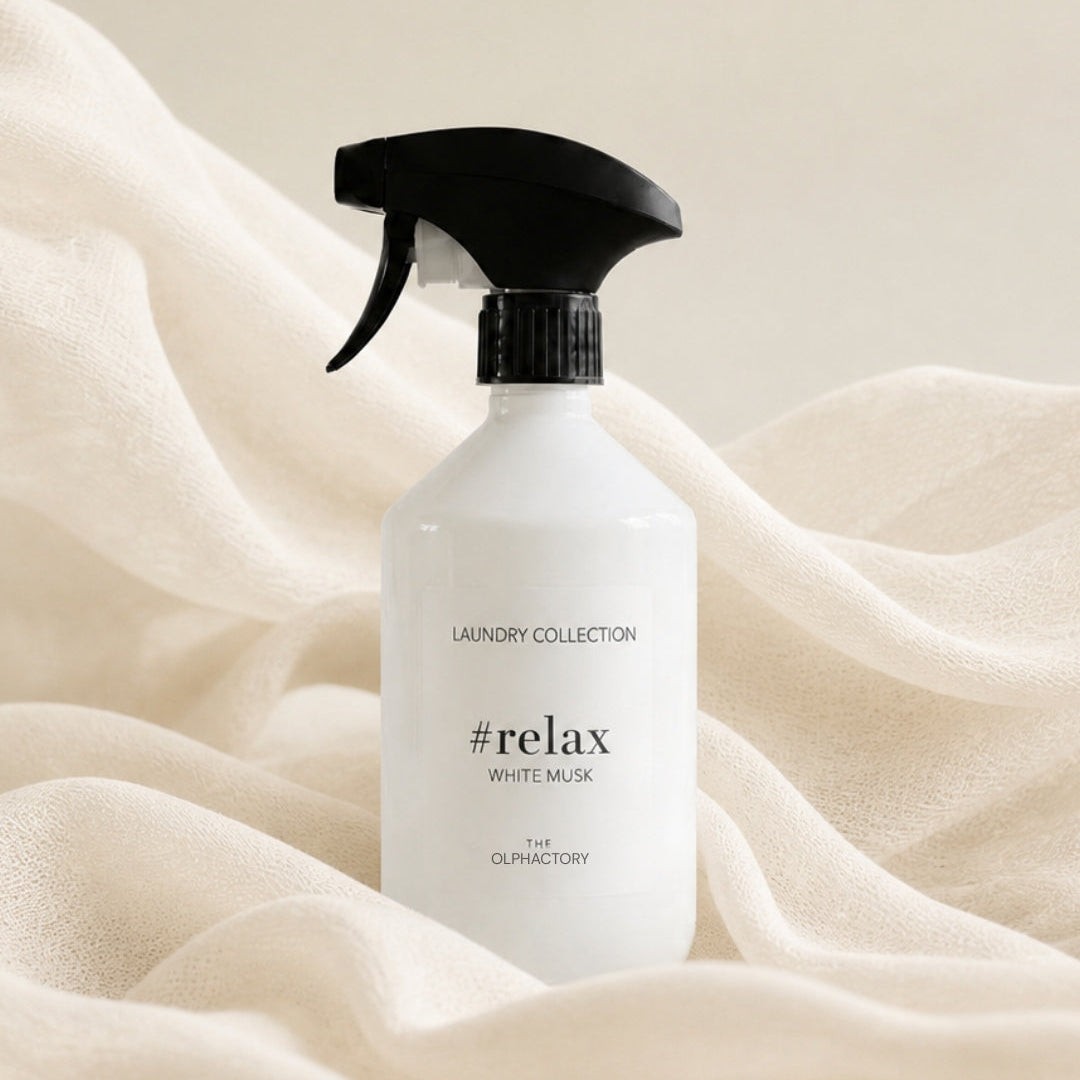 The Olphactory | Relax White Musk | Luxe Textielspray | 500ml