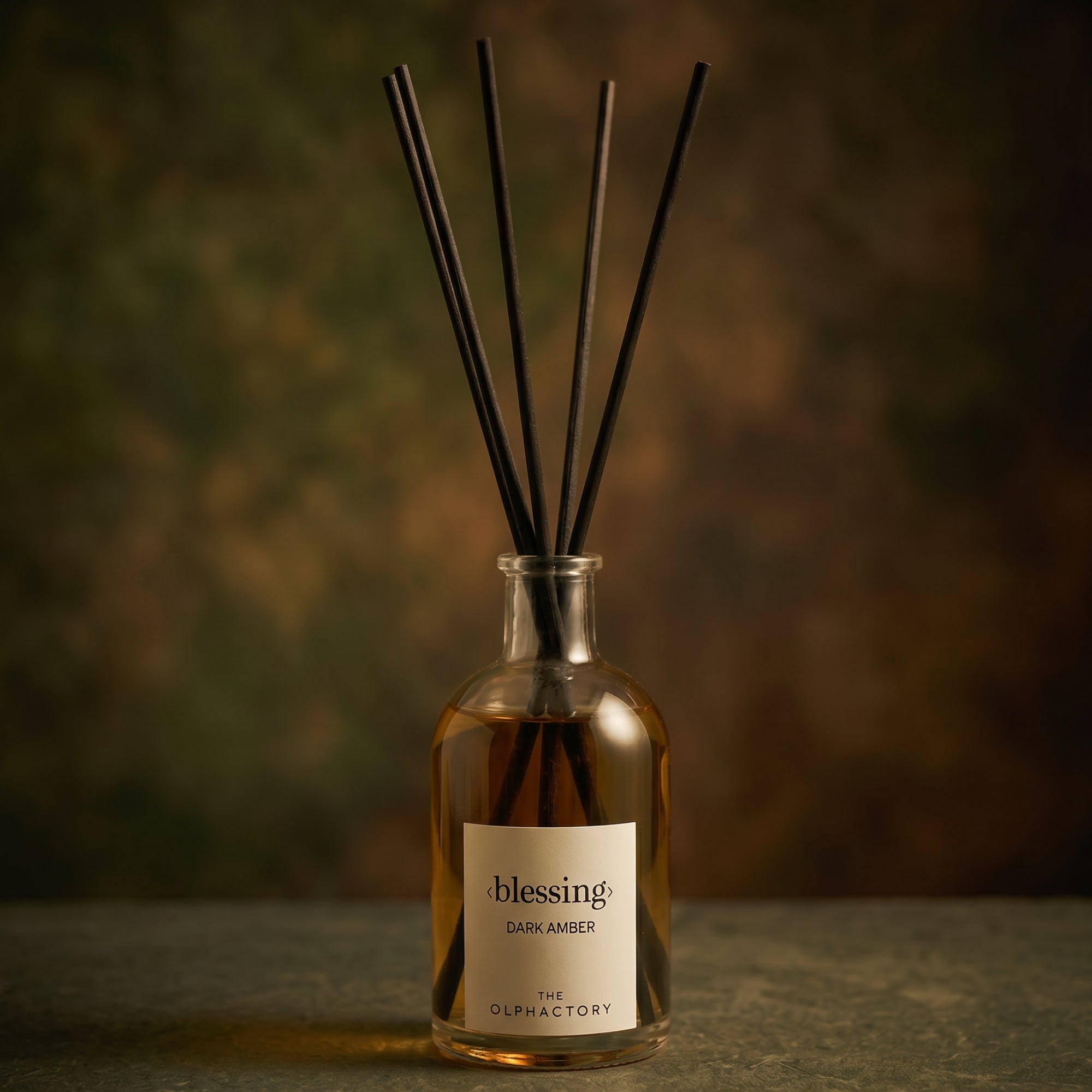 The Olphactory | Blessing Dark Amber | Luxe Geurstokjes | 100ml