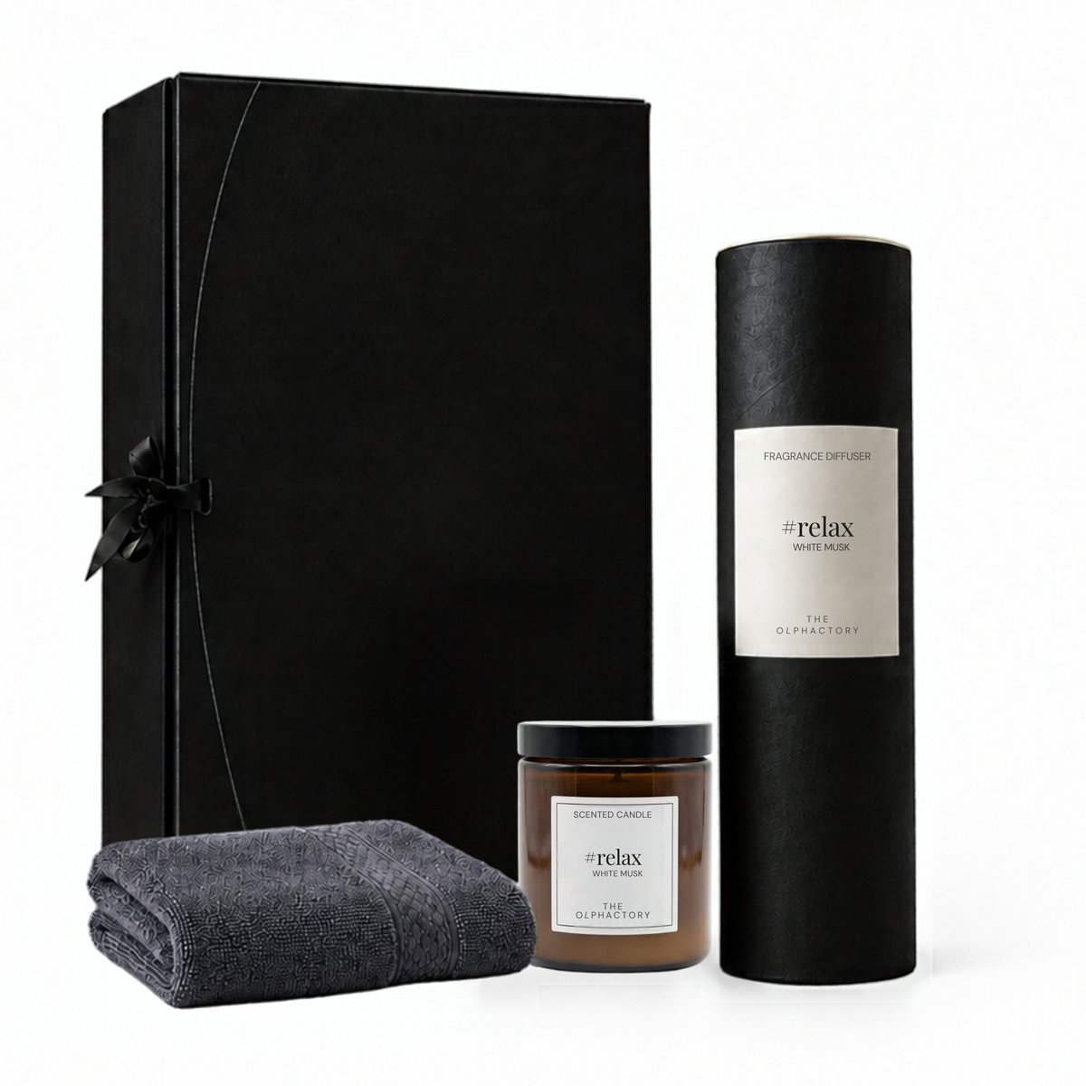 The Olphactory | The Scented Moment White Musk | Glaskaars | Geurstokjes | Gastendoekje