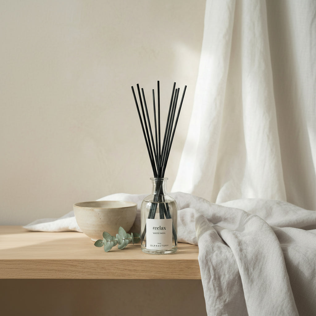 #relax White Musk Geurstokjes