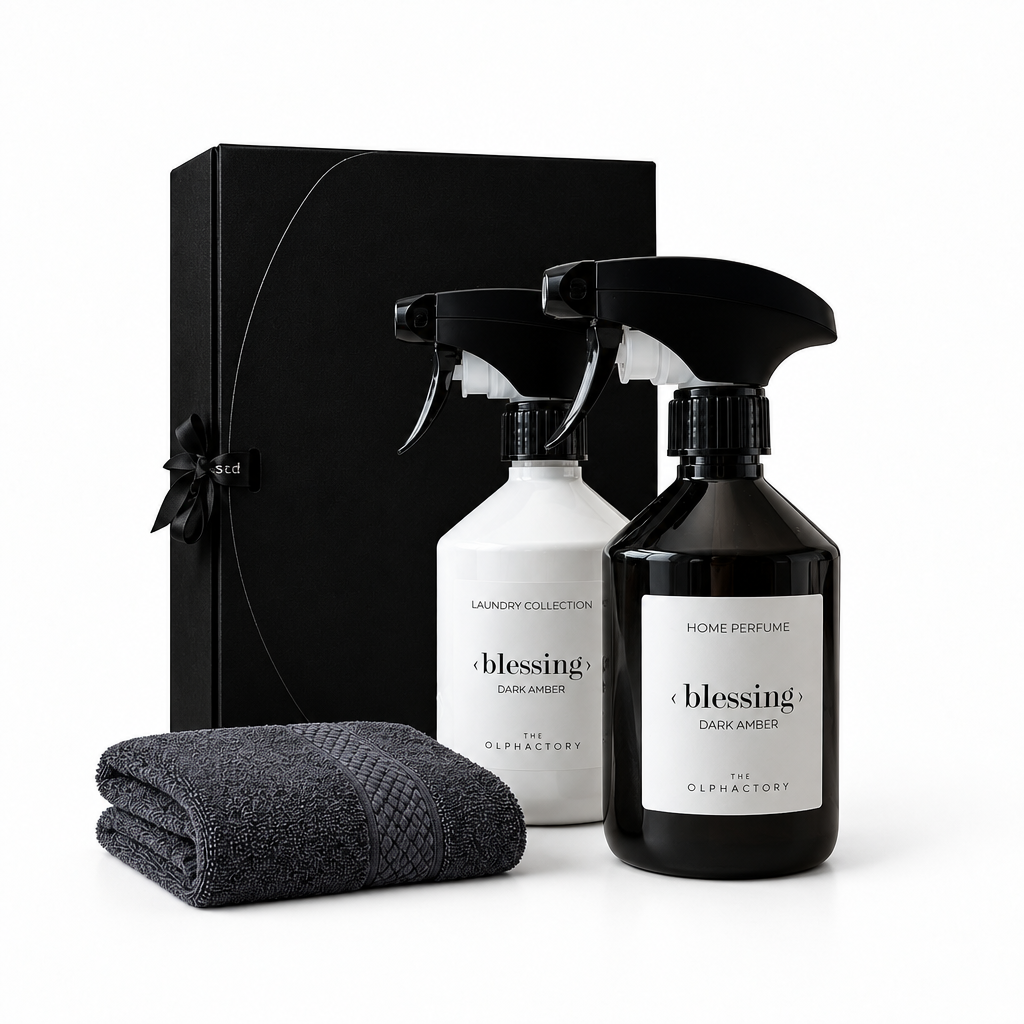 The Olphactory | Home Refesh Dark Amber | Textielspray | Homespray | Gastendoekje